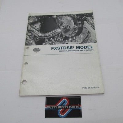 Harley-Davidson Official 2004 CVO Softail Deuce XSTDSE2 Parts Catalog