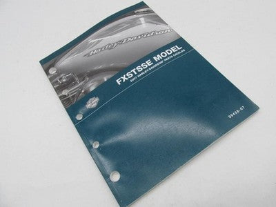 Harley-Davidson Official Factory 2007 FXSTSSE Parts Catalog 99458-07