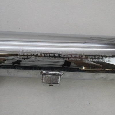 Harley OEM Chrome Front Exhaust Pipe Muffler Slip On Silencer 04-13 64