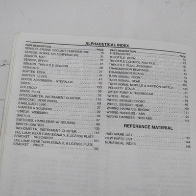 Harley-Davidson Official Factory 2010 VRSC V-Rod Parts Catalog Manual