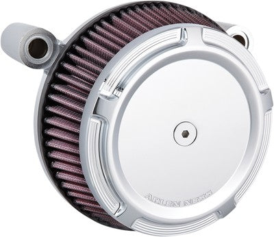 Arlen Ness Big Sucker Stage 1 Air Filter Kit With Beveled Cover Chrome 50-849