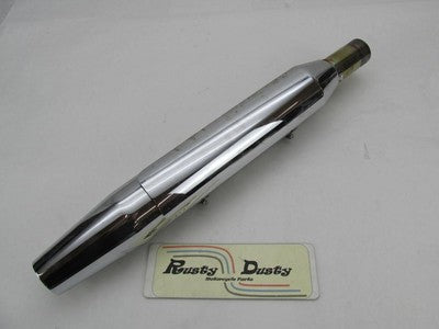 Harley-Davidson Genuine Softail Chrome Single Exhaust Muffler 65413-00