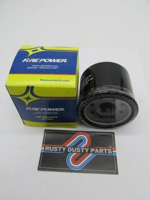 Fire Power New Motorcycle Black Oil Filter 841-9315