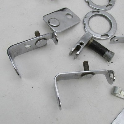 Huge Mixed Lot Harley Davidson & Aftermarket Chrome Hardware Bracket M