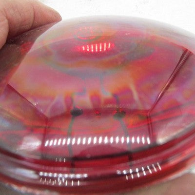 Vintage Harley Davidson OEM Single 12V Red Lens Pursuit and Spot Lamp