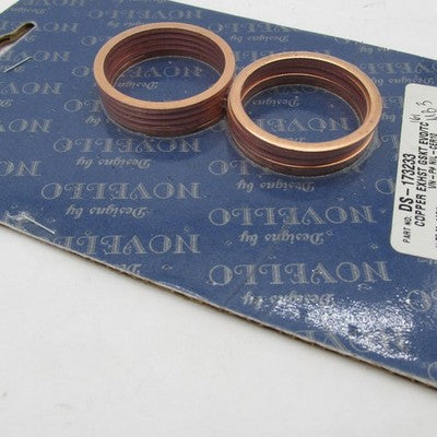 Novello NOS Copper Exhaust Gasket Pair NIL-CER10 DS-173233 65324-83B