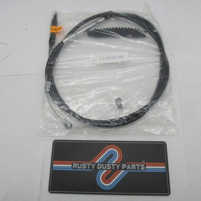 LA Choppers NOS 15-17" Ape Hanger Black Vinyl Clutch Cable LA-8110C16B