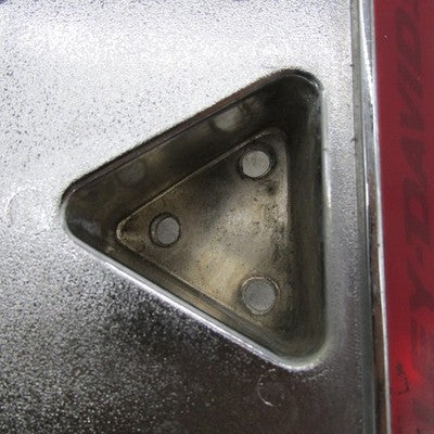 Harley Davidson OEM Layback License Plate Mount Bracket Frame 59817-00