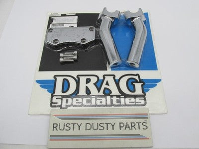 Drag Specialties NOS Harley 5.5" Handlebar Riser w/ Top Clamp Kit 0602