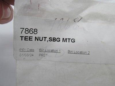 Lot of 4 Harley-Davidson OEM NOS 1/4"-20 Saddlebag Mounting Tee Nuts 7