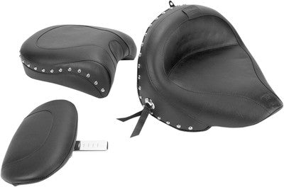 Mustang Wide Touring Two-Piece Seat with Driver Backrest 79240