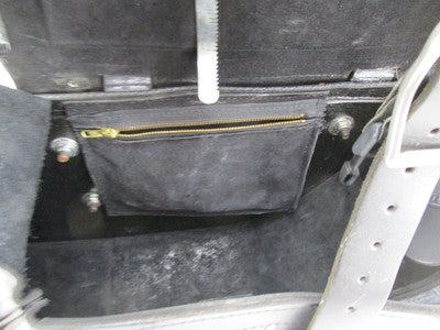 The Leatherworks Black Right Side Harley Davidson Saddlebag wihtout Ke