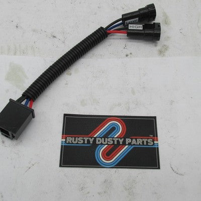 H4 to H9/H11 Dual Beam Headlight Splitter Wiring Harness for Harley To