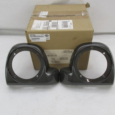 Harley OEM NOS Fairing Lower Speaker Enclosure, Industrial Gray 760004