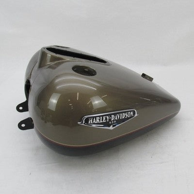 Harley OEM NEW NOS 2004 Road King FLHRCI Fuel Tank Smokey Gold Black 6