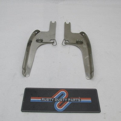 Set of Harley OEM Road King Detachables Windshield Mounting Brackets 5