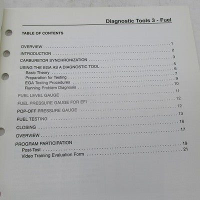 Lot of 3 Yamaha 1998 Diagnostic Tools Service Manuals Books Workbooks