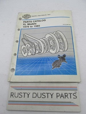 Harley-Davidson Official Factor 1985 XL Sportster Models Parts Catalog 99451-85A