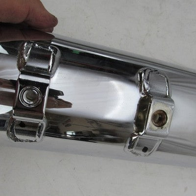 Pair of Harley-Davidson OEM Stock 17-22 Freewheeler Chrome Mufflers 64