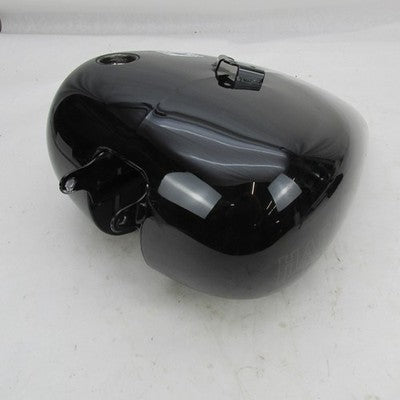Harley Davidson Side Fill Gas Fuel Tank Softail Black "F** The Police"