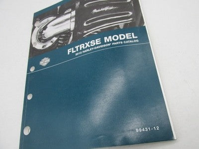 Harley Davidson Official Factory 2012 FLTRXSE Models Parts Catalog 994
