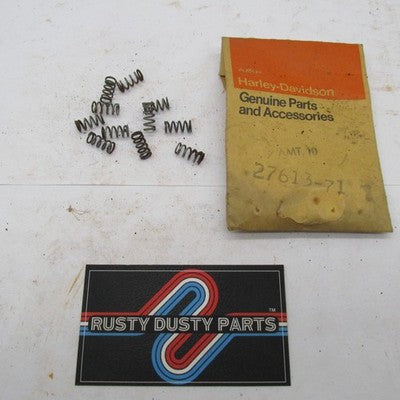 Lot of 11 Harley Davidson NOS Carburetor Throttle Stop Screw Spring 27