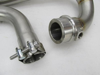 British Customs Competition Header System Brushed BC901-130-BR Triumph