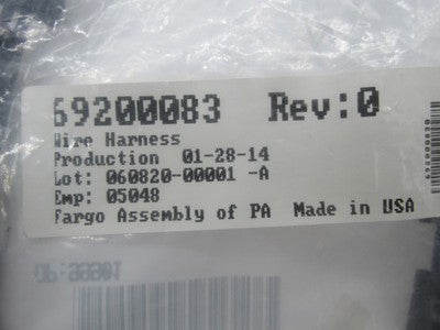 Harley Davidson Genuine NOS Wire Harness Turn Signal 69200083