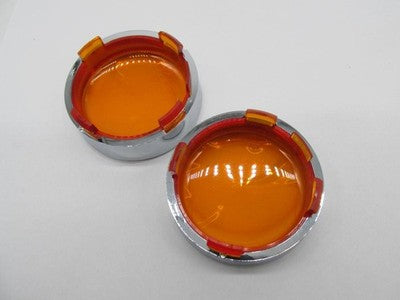 Harley Davidson Genuine NOS Bullet Turn Signal Trim Rings 69739-01