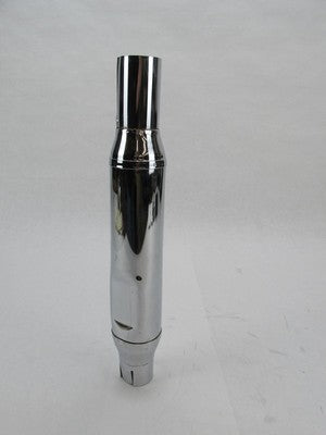 Harley-Davidson Chrome 16-3/8" inch Long 1.75" Mid Exhaust Pipe Muffle