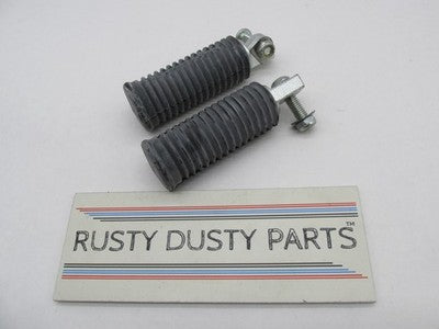 Pair of Harley Genuine Stock Multi-fit Round Driver Foot Pegs Rests Fo