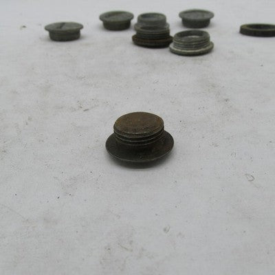 Lot of 10 Triumph BSA Engine Case Inspection Gearbox Plugs 60-70 57-21