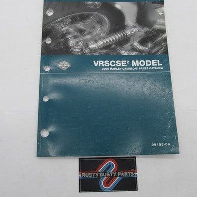 Harley-Davidson Official Factory 2006 VRSCSE2 Model Parts Catalog 9945