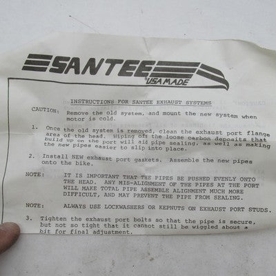 Vintage Santee OEM NOS Harley Davidson Exhaust Mounting Bracket Kit w/