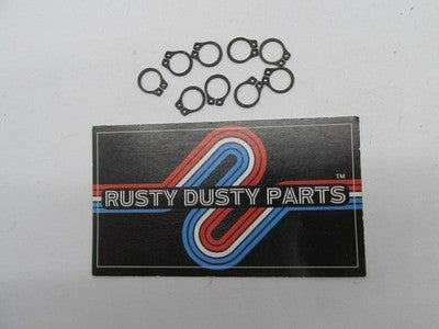 Lot of 9 Harley Davidson Genuine NOS AMF Saddlebag Retaining Rings 110