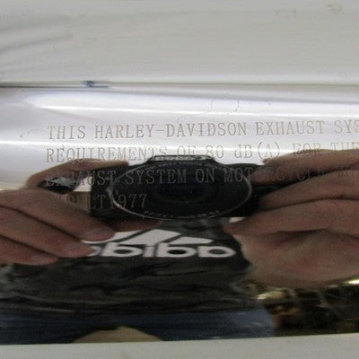 Harley OEM Stock 23-24 CVO Chrome Exhaust Muffler w/ Crossover Pipe 64