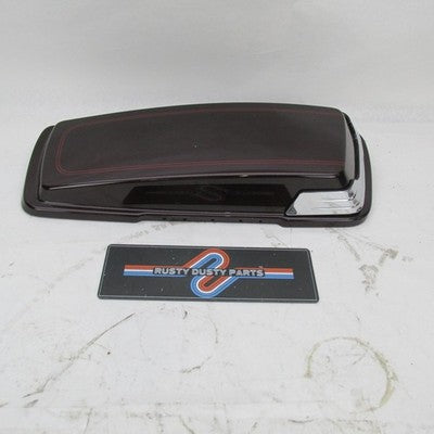 Harley OEM 05-13 Touring Right Saddlebag Lid Black Cherry Stripe 90627