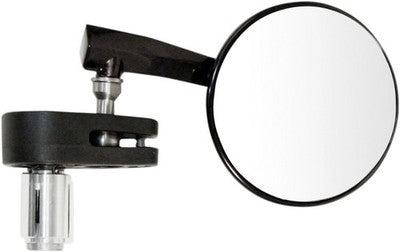 Emgo Aluminum 3" Bar End Mirrors Black Right 20-34041