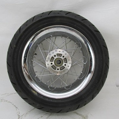 Harley OEM 09+ Touring 16x5" Chrome Laced Smoothie Cush Drive Rear Whe