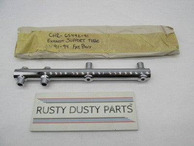 Harley Genuine NOS 91-94 Fatboy Softail Muffler Chrome Support Tube 65