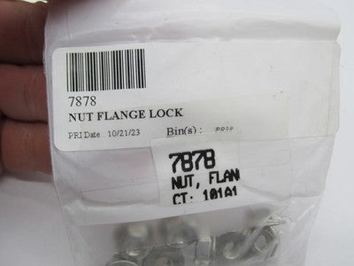 Lot of 8 Harley-Davidson Genuine OEM NOS Flange Lock Nuts 7878