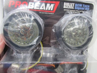 Custom Dynamics NOS ProBEAM Bullet Bezel Turn Signal Kit 2020-1597 PB-