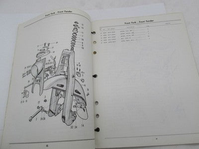 Honda Official Factory 1973 CT90 2nd Edition Motorcycle Parts Catalog