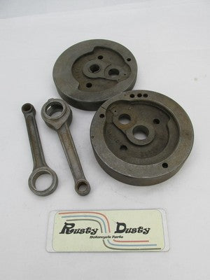 Harley-Davidson Shovelhead Crankshaft Flywheel Assembly 23923-70A & 23