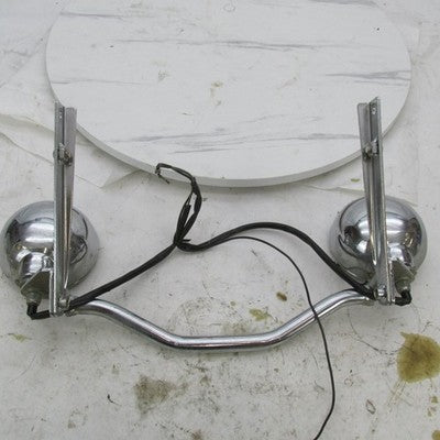 Harley OEM Chrome Springer Auxiliary Passing Lamp Bar 88+ FXSTS Softai