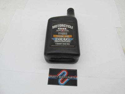 Drag Specialties NOS V-Twin 10W-40 Motorcycle Oil 1 Quart