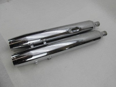 Pair of Harley-Davidson Genuine Stock Exhaust Mufflers 65846-95B 65538-95B