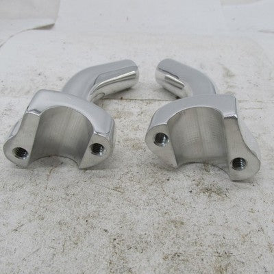 Pair of Harley Davidson Genuine NOS Polished 4.5" Pullback Handlebar R