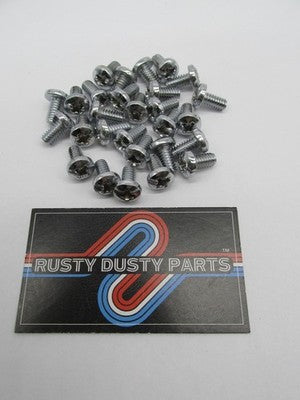 Lot of 28 Harley Genuine NOS 1/4"-20 x 5/8" Chrome Pozidriv Pan Head S