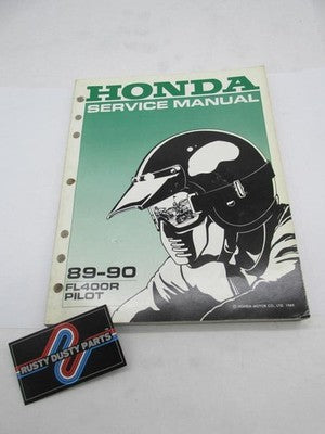Honda Official Factory 1989-1990 FL400R Pilot Service Manual Book